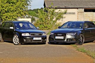 Audi RS6 Avant C7 (2014 r.) vs. Audi RS6 Avant C5 (2003 r.)