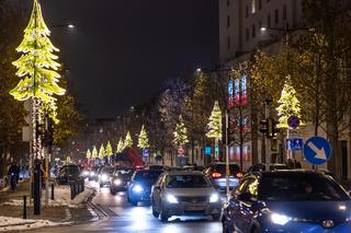 Iluminacja świąteczna 2023 w Warszawie - zdjęcia