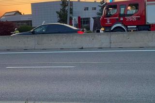 Pożar samochodu pod Tarnowem. Osobówka spłonęła doszczętnie