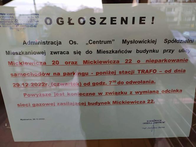 Awaria gazociągu w Mysłowicach