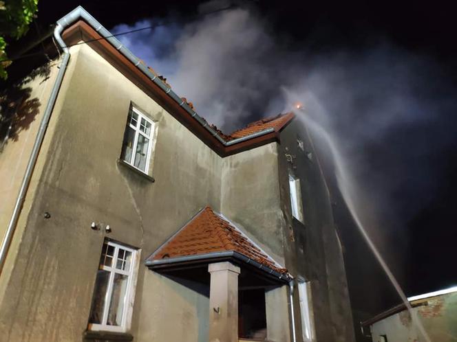 Pożar w Wińsku zdjęcia