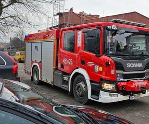 Pożar w Zespole Szkolno-Przedszkolnym w Przyszowicach (pow. gliwicki)