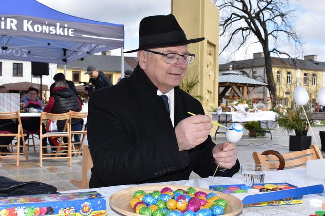 Jarmark Wielkanocny w Końskich. Były piękne palmy, malowanie pisanek i dużo atrakcji