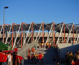 Jagiellonia-Poniewież. Liga Mistrzów i Eska Summer City na Stadionie Miejskim w Białymstoku