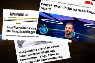 Węgrzy żyją drugim lotem w kosmos. Tibor Kapu nie schodzi z nagłówków mediów