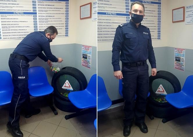 Nie wyrzucaj plastikowych nakrętek! Zabierz je na... policję w Iławie