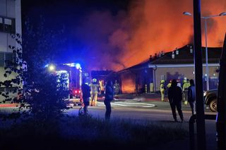 Pożar Netto w Czechowicach-Dziedzicach