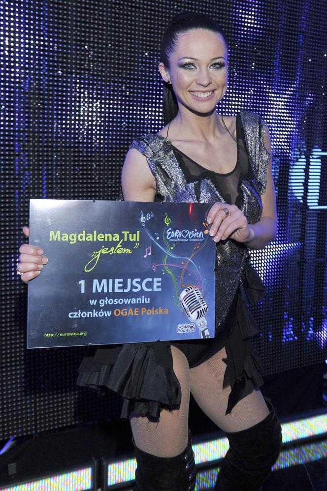 Magdalena Tul podczas preselekcji do Eurowizji 2011