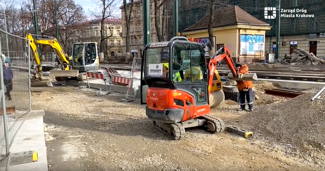 Wielki sajgon na przebudowie ul. Krakowskiej
