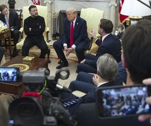 Wołodymyr Zełenski i Donald Trump. Spotkanie w Waszyngtonie 