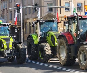 Protest rolników w Opolu w środę 19 marca 2025 roku