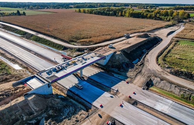 S19 Malewice-Chlebczyn w budowie