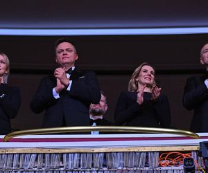 Rafał Trzaskowski i Radosław Sikorski na uroczystej gali po Konkursie Chopinowskim