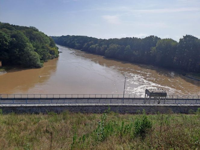 Zbiornik Otmuchów na Nysie Kłodzkiej 17.09.2024