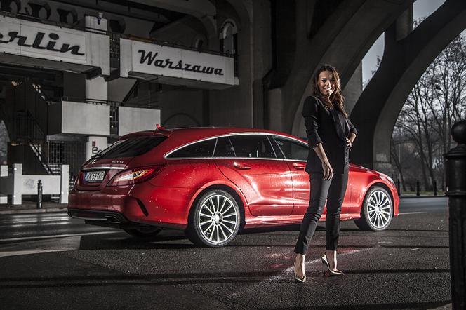 Anna Mucha w Mercedesie CLS Shooting Brake