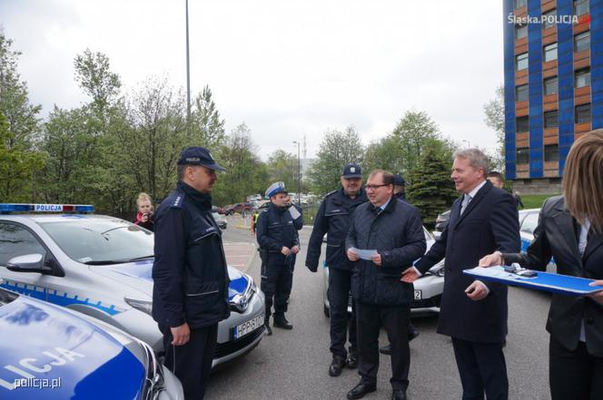 Śląska policja w Toyotach Auris Hybrid