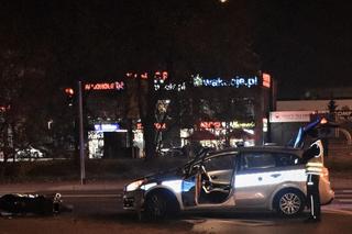 Ucieczkę przed policją zakończył upadkiem. 33-letni motocyklista miał wiele na sumieniu