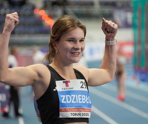 Halowe mistrzostwa Polski 2025 w Arenie Toruń. Zdjęcia kibiców z trybun i sportowców