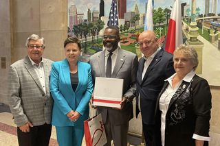 Tłumy rodaków i „Ojczyzna” Grechuty na śniadaniu u burmistrza Chicago