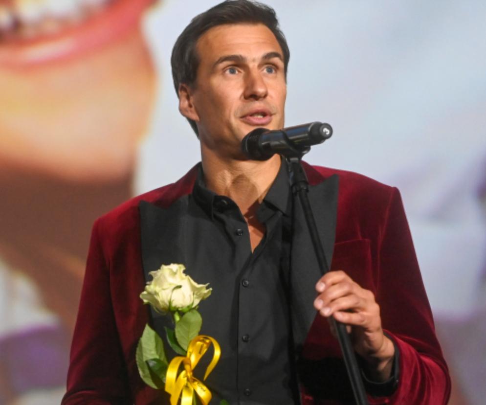 Jarosław Bieniuk na premierze filmu Ania
