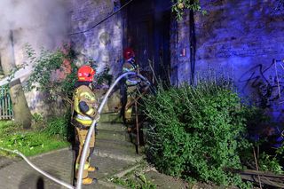 Pożar mieszkania w budynku wielorodzinnym