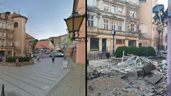 Tak powódź zmieniła Kłodzko. Zobacz zdjęcia przed i po kataklizmie 