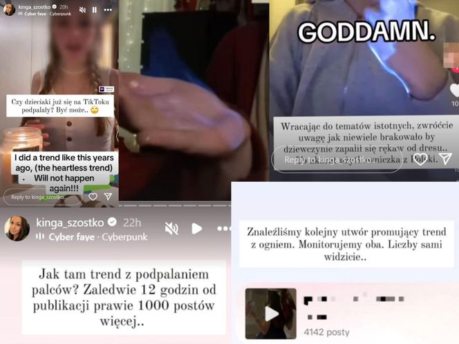 Trend ogień - ekspertka ostrzega rodziców