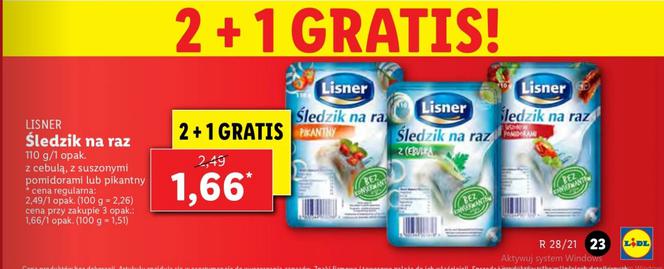 Lidl promocje. Masło za darmo