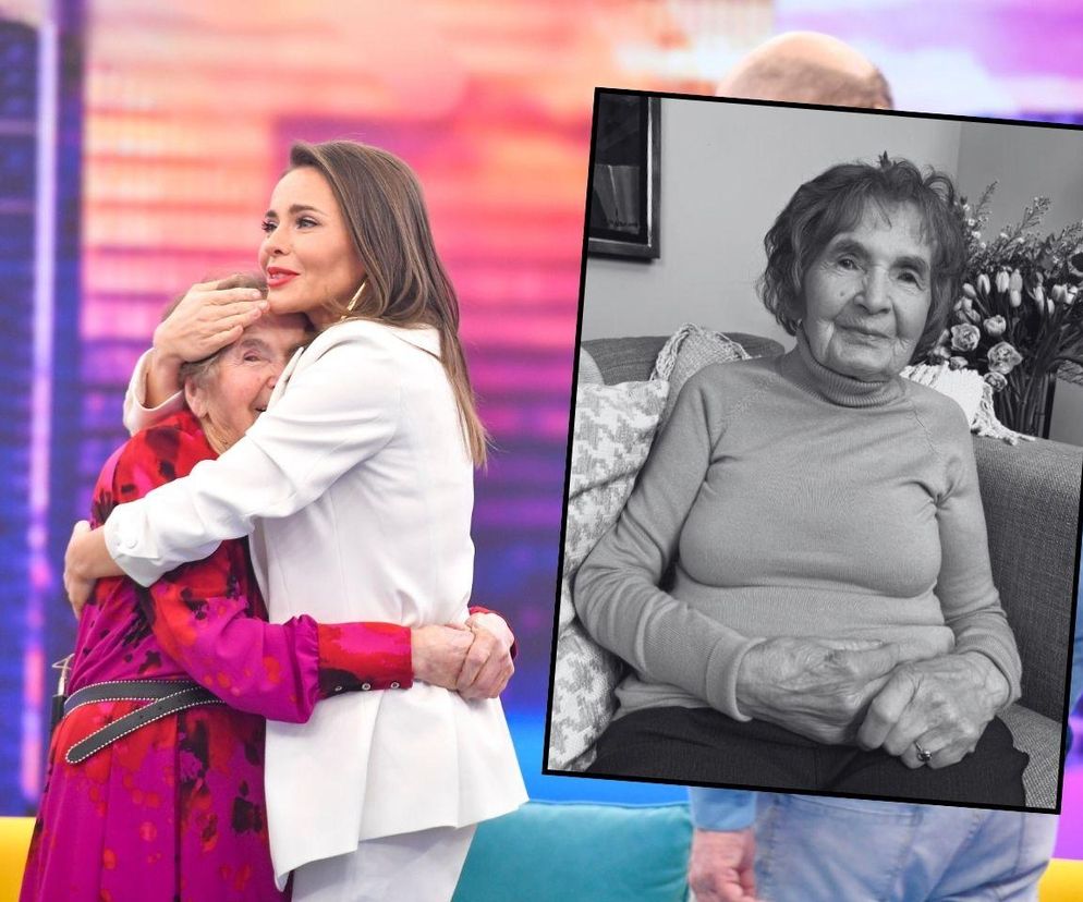 Edyta Hebruś z babcią