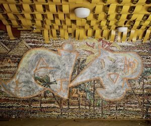 Mozaika w Kiekrzu przed