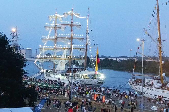 Nocne oblicze finału The Tall Ships Races 2024 w Szczecinie