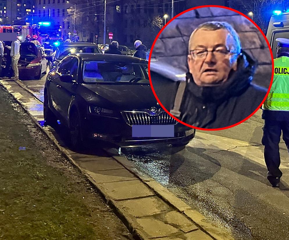 Karambol z udziałem ministra Andrzeja Adamczyka! Samochodowe domino na trasie WZ
