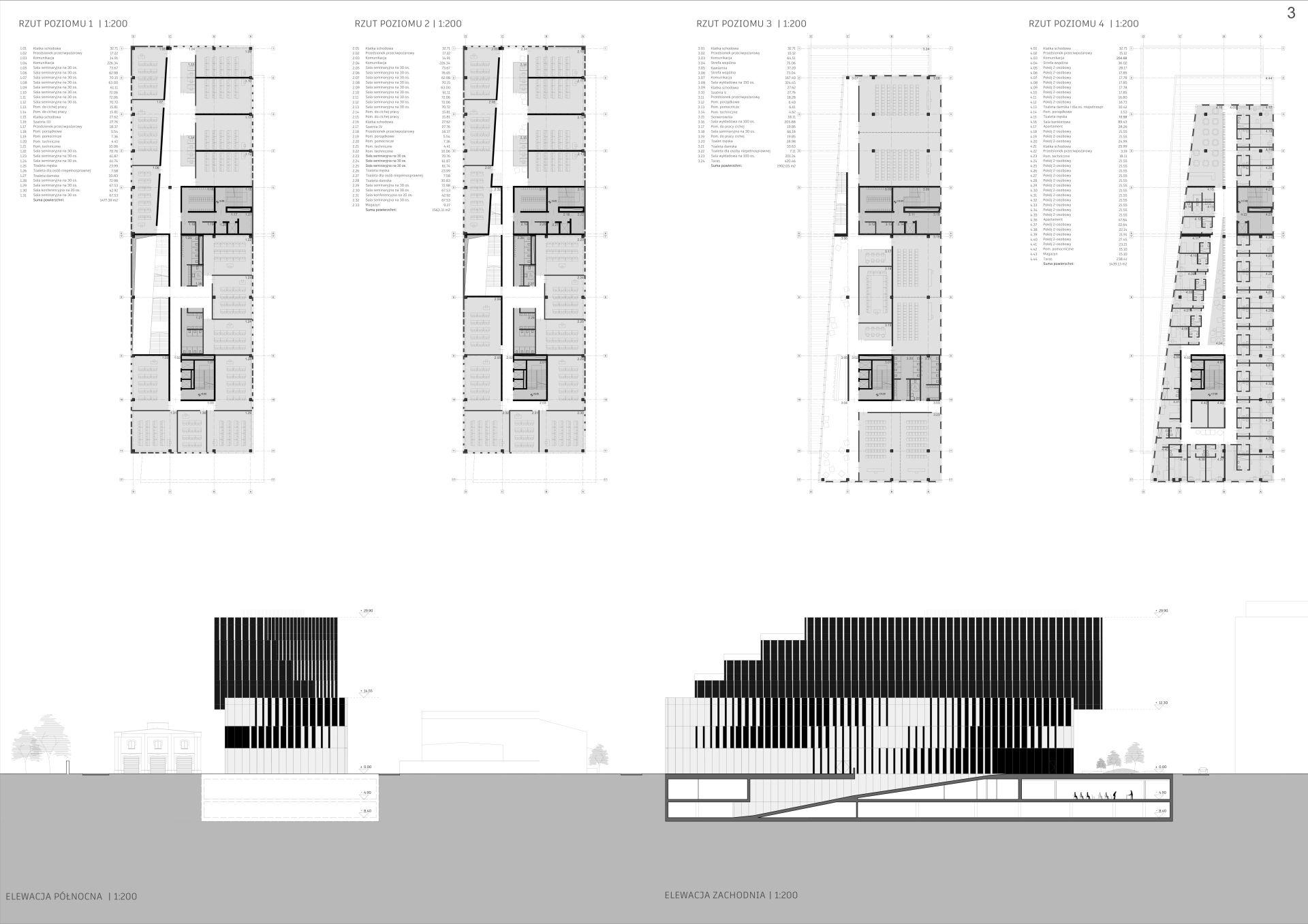 Konkurs SARP na projekt nowego budynku Uniwersytetu Ekonomicznego w Krakowie: wyniki