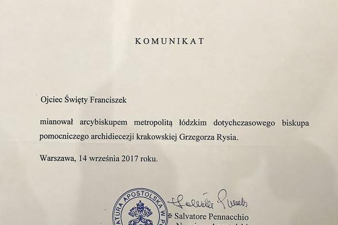 Abp Grzegorz Ryś: w piątek rocznica nominacji