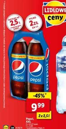 Pepsi za 2 zł z litr