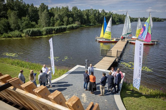 Nowa przystań sportów wodnych nad Jeziorem Paprocańskim