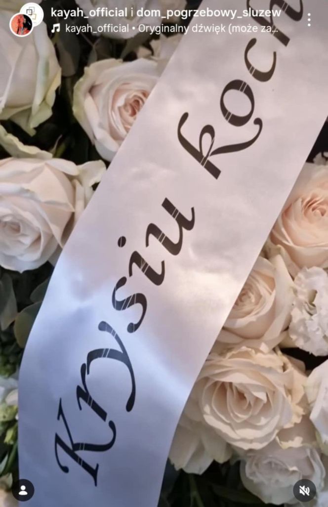Kayah pożegnała mamę