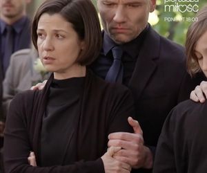 Pierwsza miłość odc. 4045. Kinga (Aleksandra Zienkiewicz), Janek (Maciej Mikołajczyk)