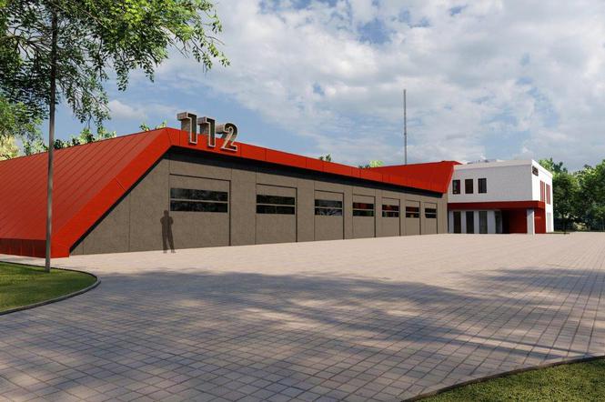 Nowa siedziba straży pożarnej w Olsztynie [WIZUALIZACJE]