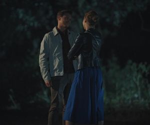 M jak miłość, odcinek jubileuszowy. Natalka (Dominika Suchecka), Adam (Patryk Szwichtenberg)