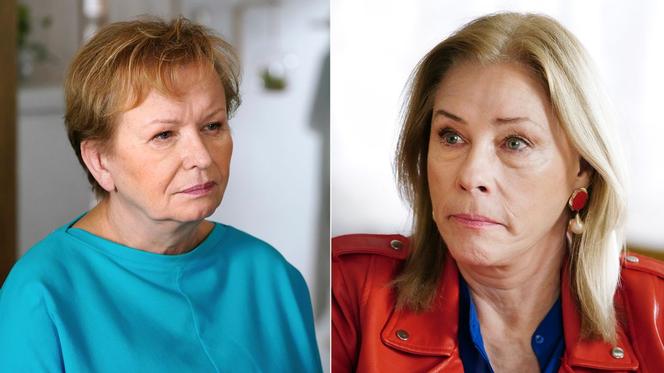 Barwy szczęścia odc. 2814. Basia (Sławomira Łozińska), Jola (Małgorzata Potocka)