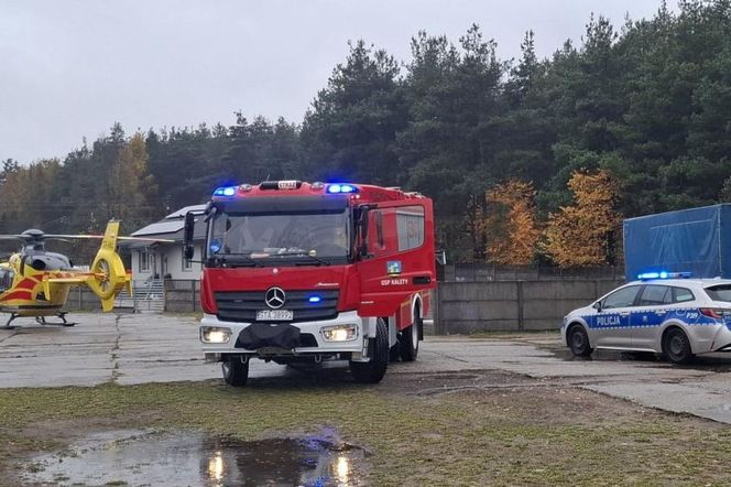 Kalety. Groźny upadek podczas prac remontowych