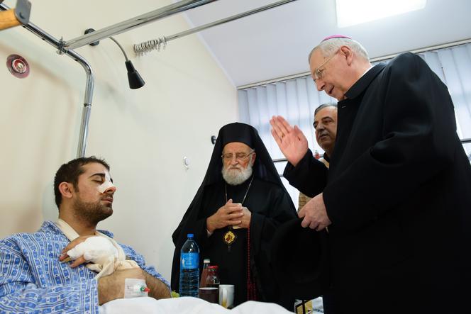 Arcybiskup przeprosił pobitego Syryjczyka