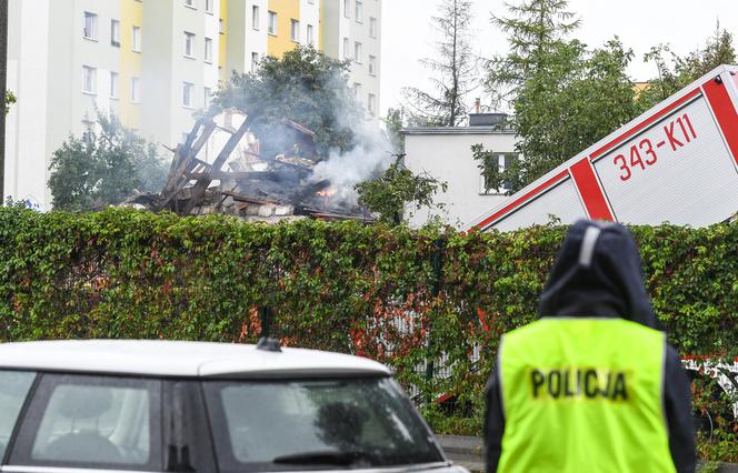 Toruń: Potężna eksplozja na ul. Wybickiego! Z domu nic nie zostało [ZDJĘCIA]