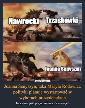 Joanna Senyszyn jak "imperatorka". Memy zalewają internet