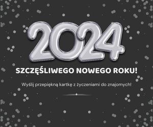 Kartki z życzeniami noworocznymi 2024 - pobierz i wyślij znajomym!