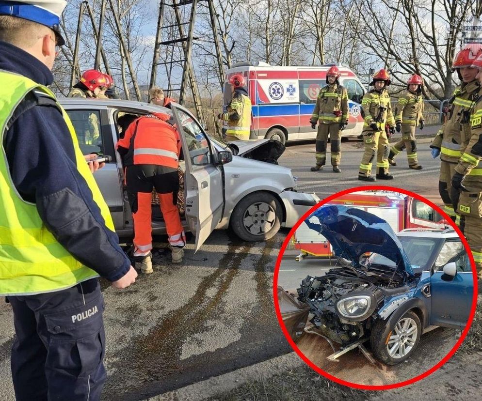 Kierująca straciła przytomność i doprowadziła do czołowego zderzenia. Trzy osoby poszkodowane