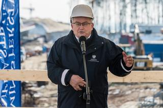 Minister infrastruktury odwiedził przekop Mierzei Wiślanej
