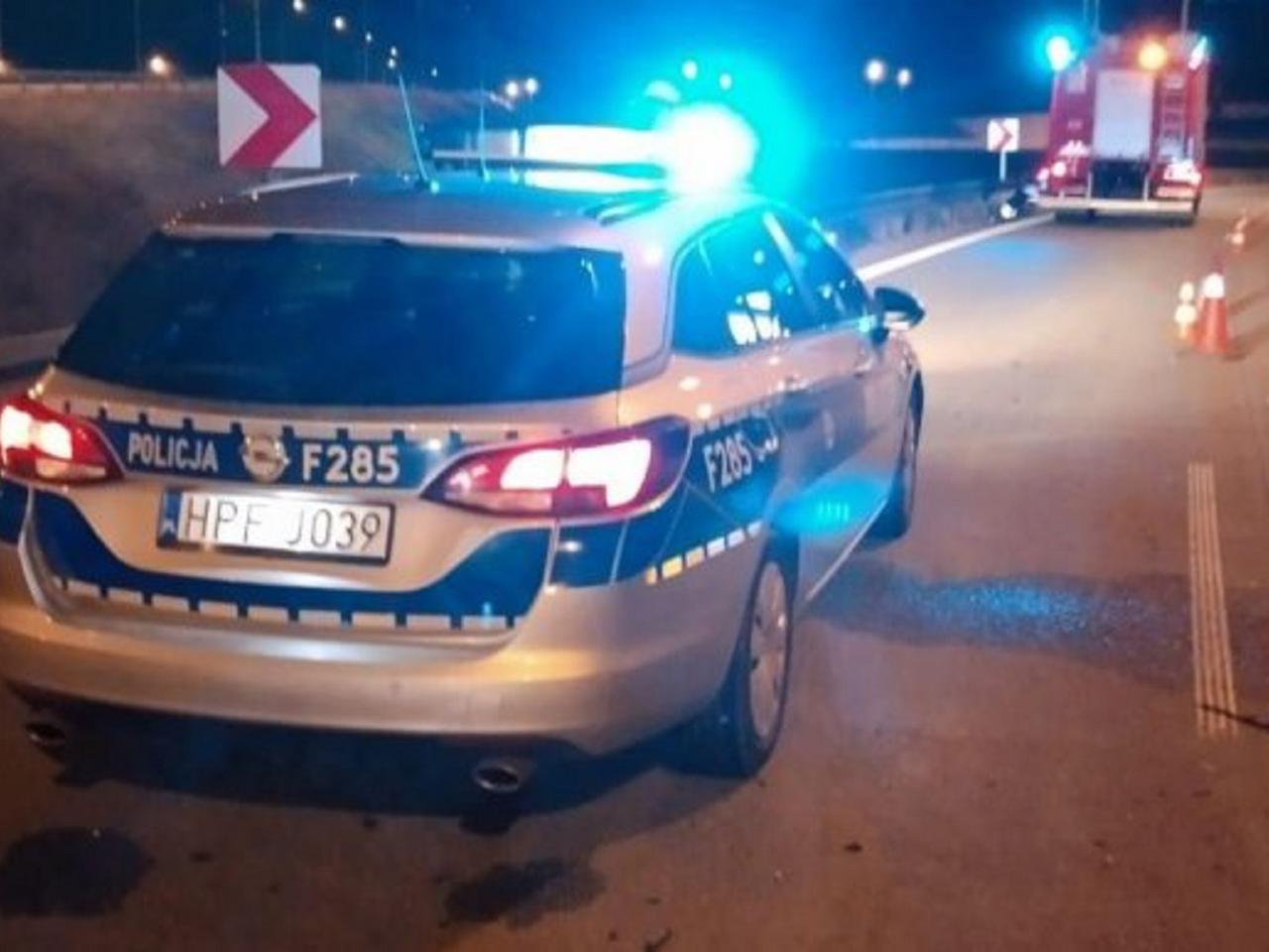 Włodzimierzów. Leżał na drodze i rozjechało go auto. Horror!