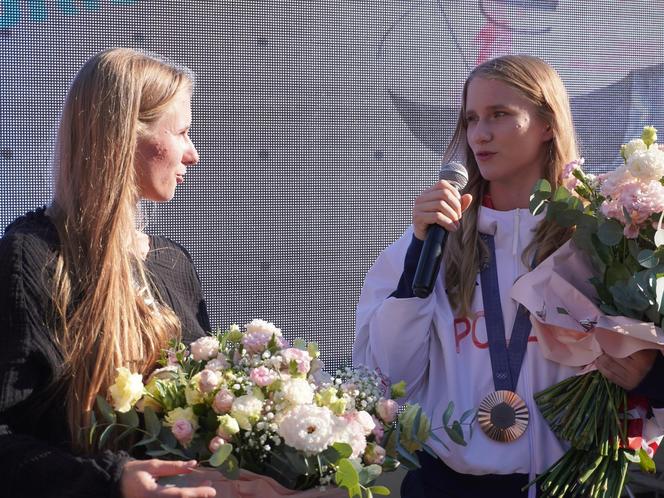 Tak mieszkańcy Tarnowa powitali Aleksandrę Kałucką, brązową medalistkę Igrzysk Olimpijskich w Paryżu!